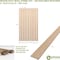 Ekena Millwork 94H x 1/4T Adjustable Wood Slat Wall Panel Kit w/ 4W Slats, Red Oak contains 11 Slats SWW55X94X0250RO - alternate 2